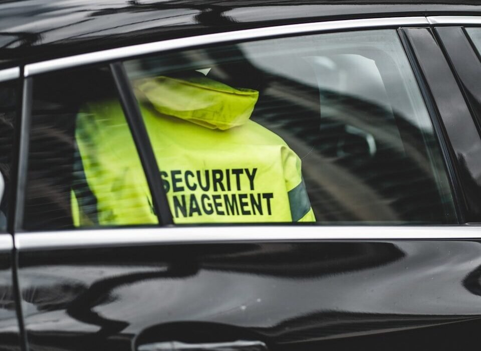 yellow and black car door